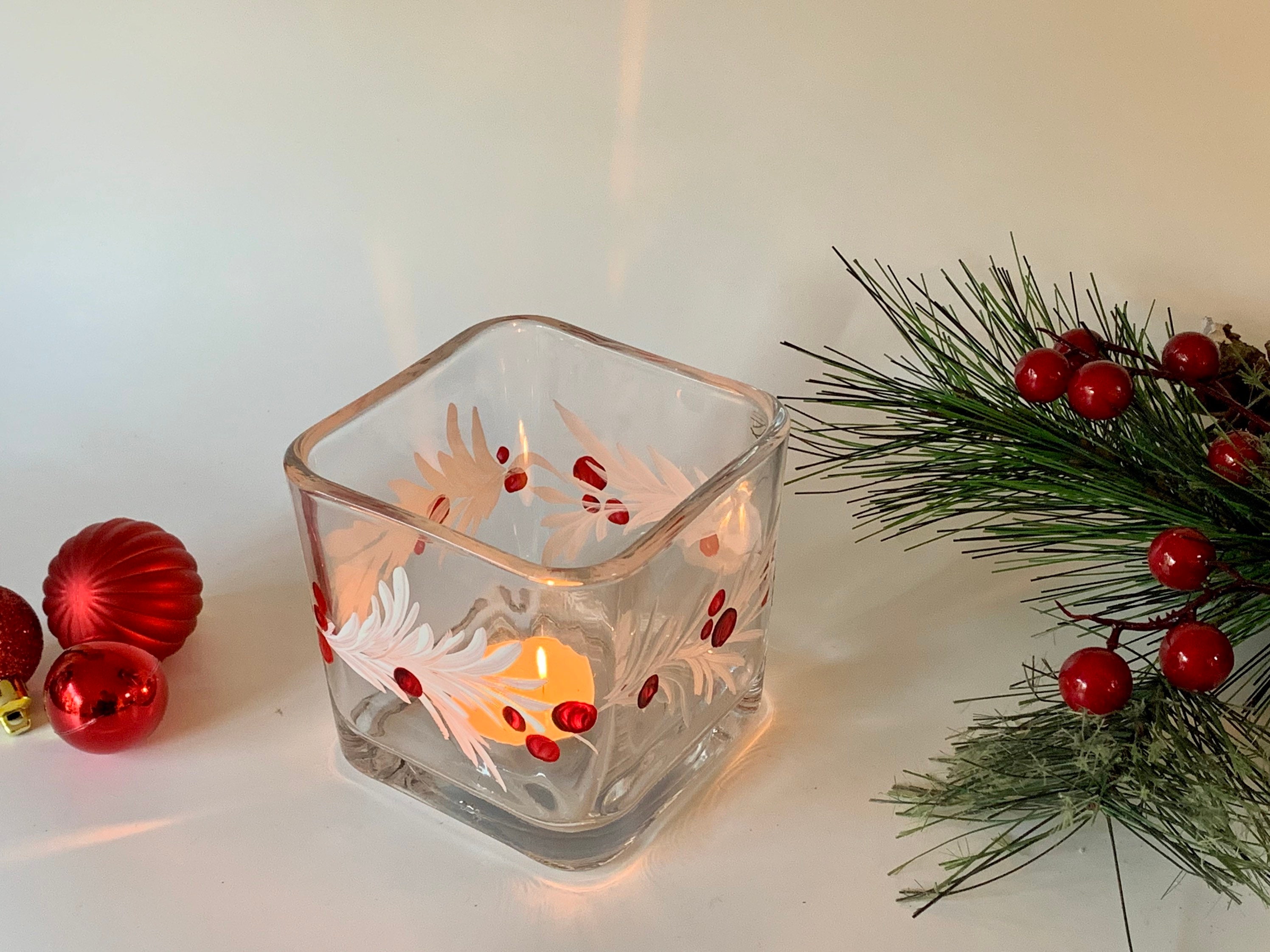 Christmas Decoration Of Glass Painting Candle Making Kit Best Gift