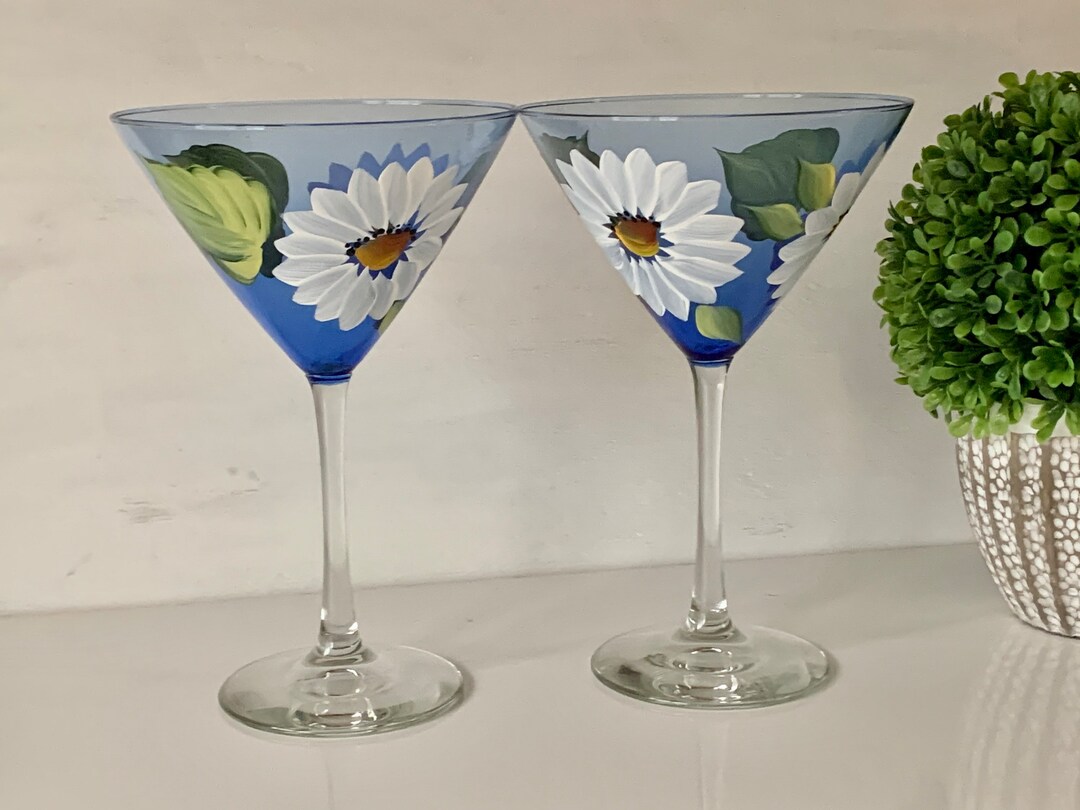 Martini Glasses 21st Birthday Gift for Her, Cocktail Glasses, Martini