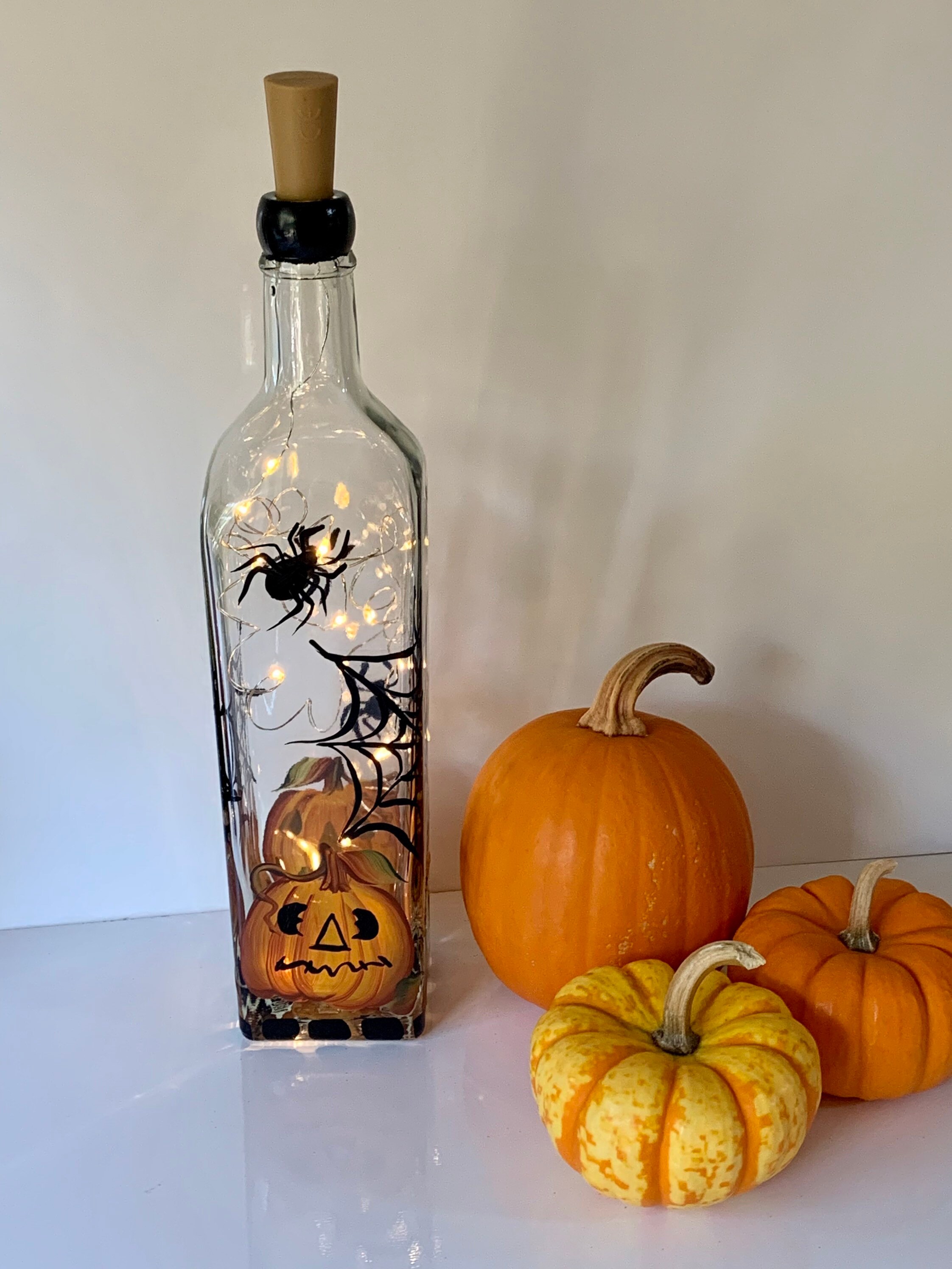 Way to Celebrate Clear Glass Pumpkin Beverage Dispenser 