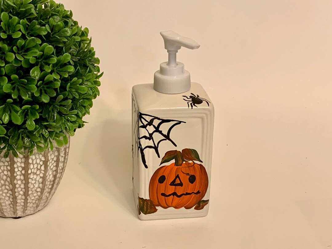 Halloween Liquid Soap Pump, Spooky Dish Soap Dispenser, Halloween Soap