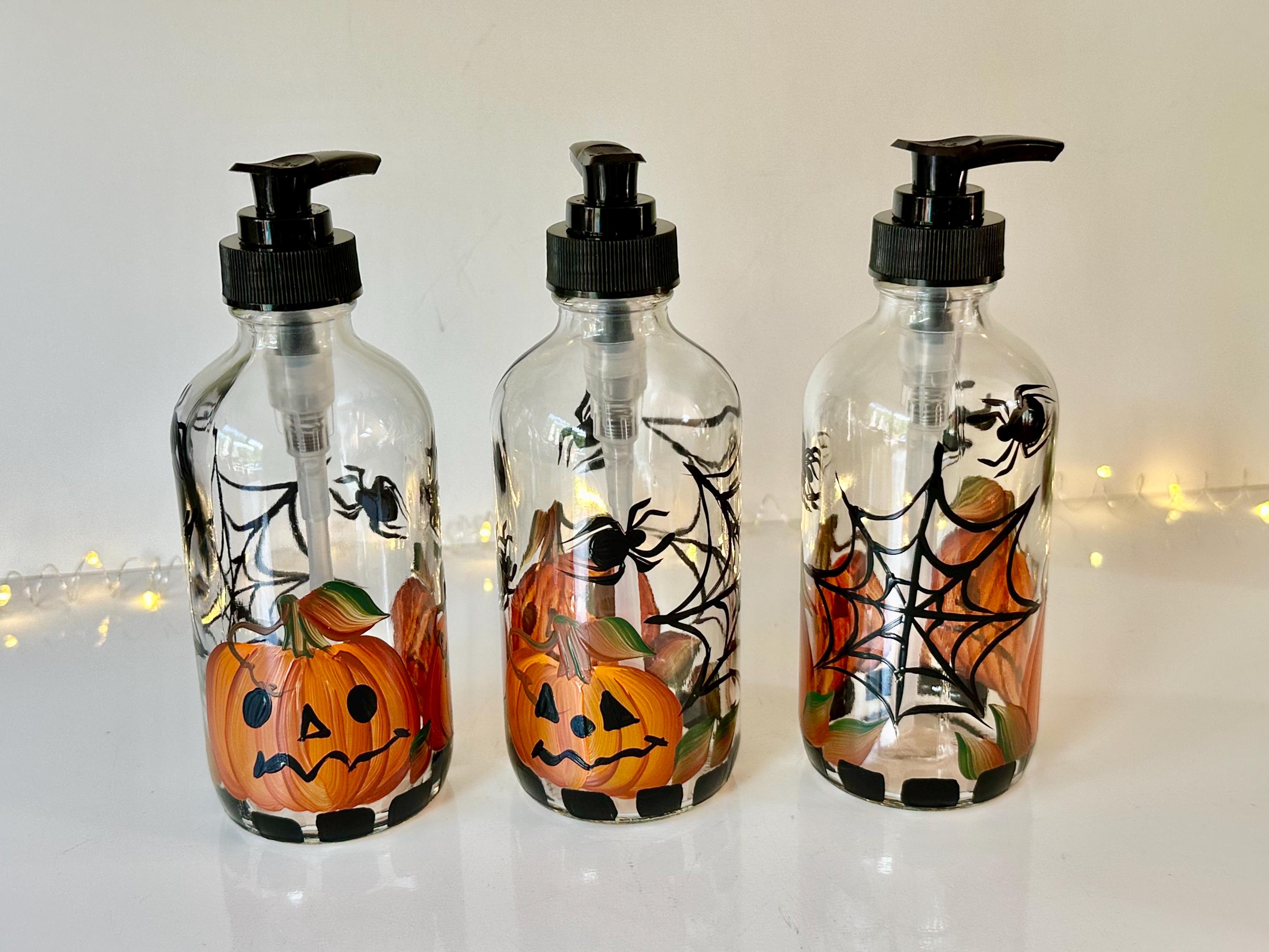 Distributeur de savon citrouille araigne effrayant porte-savon Halloween  pompe  savon liquide, un savon  vaisselle effrayant dcoration de salle  de bain Halloween mignon - Etsy Canada