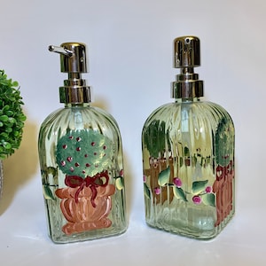 Dish soap dispenser, soap dish, soap dispenser, topiary lotion dispenser, glass soap dispenser, soap pump bottle, hand soap dispenser