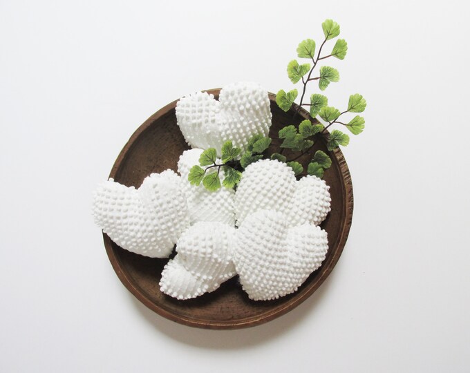 Set of 6 Decorative Heart Bowl Fillers Made From a Vintage Etsy