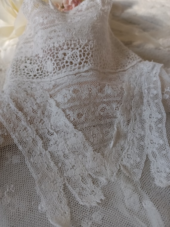 STUNNING ANTIQUE EDWARDIAN lace lawn blouse! - image 1