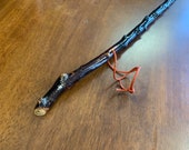 Blackthorn Hiking Staff pole 50 inch - Handmade in Ireland by me - beautiful handle