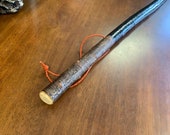 Blackthorn Hiking Staff pole 52 inch - Handmade in Ireland by me - beautiful handle