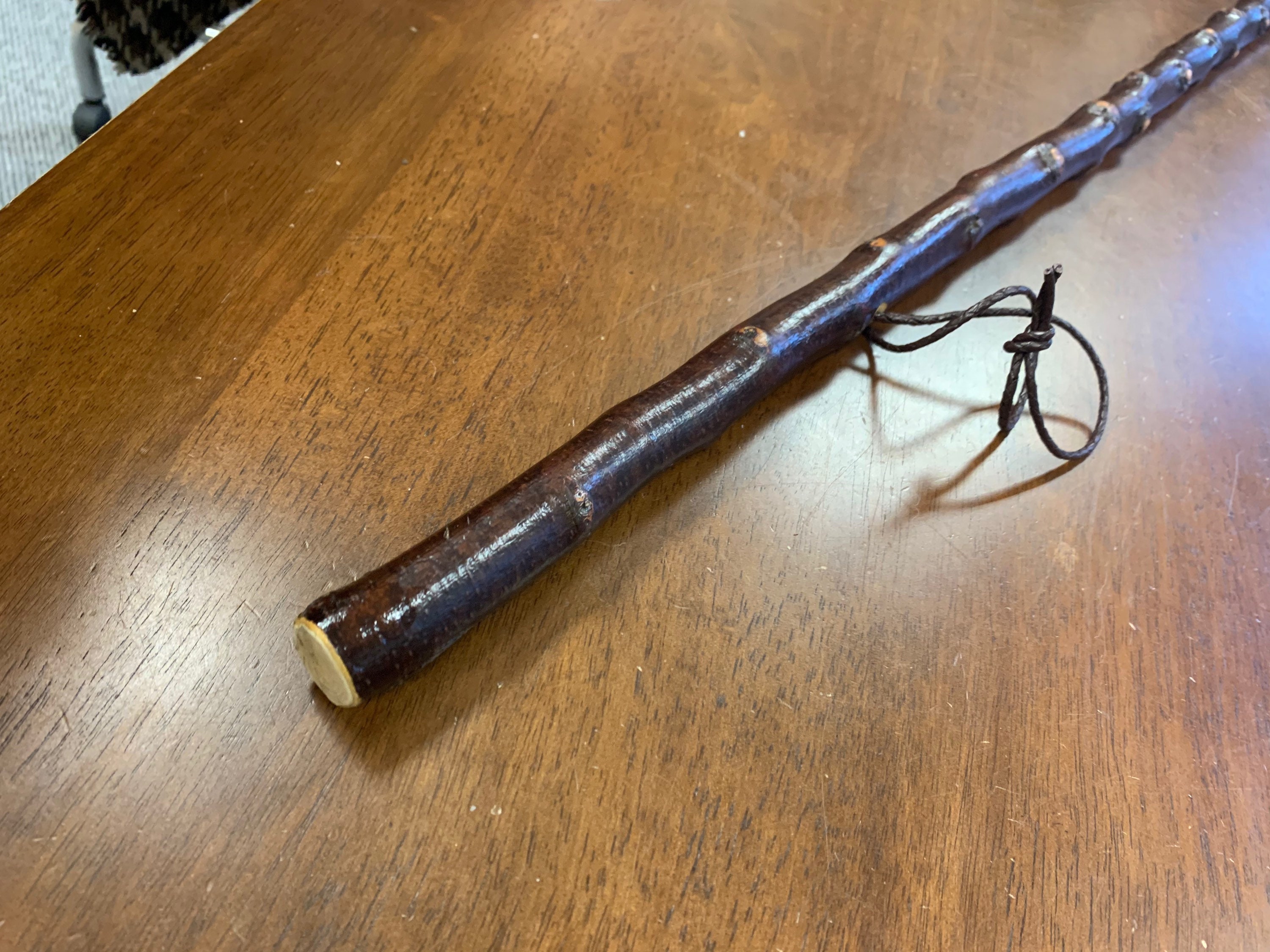 Blackthorn Hiking Staff pole 50 inch Handmade in Ireland by me