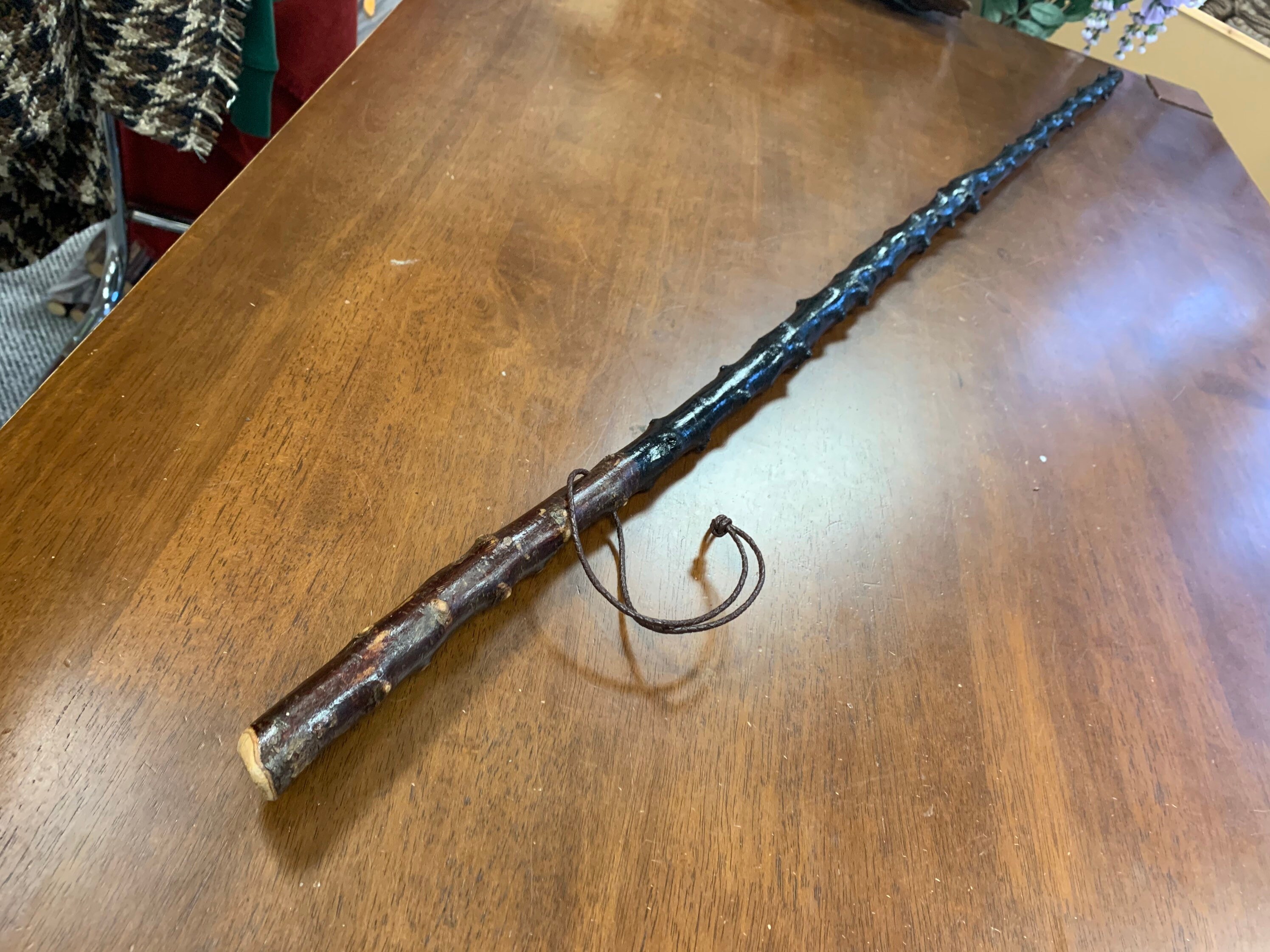 Blackthorn Hiking Staff pole 50 1/2 inch Handmade in Ireland by me