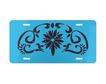 Copy of 505 Area Code Pride Vanity Plate | Aluminum License Plate Decor