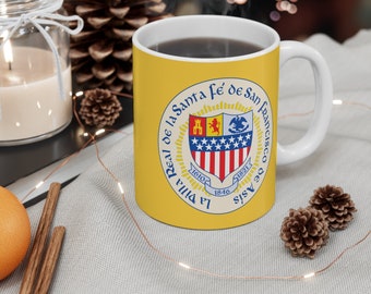 City of Santa Fe New Mexico Flag Mug - double sided