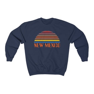 Retro New Mexico Unisex Heavy Blend Crewneck Sweatshirt