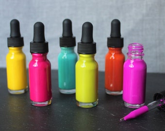 Super bright Calligraphy Ink, Neon Calligraphy Ink, Custom Calligraphy Ink. Quantities are limited!