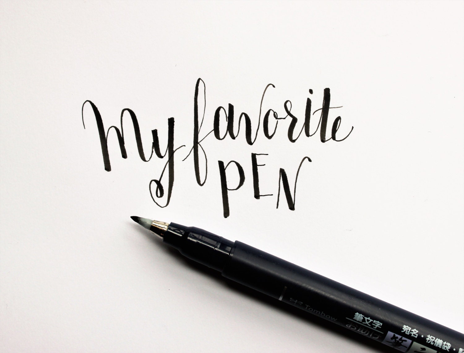 Trying my new brush pens : r/Calligraphy