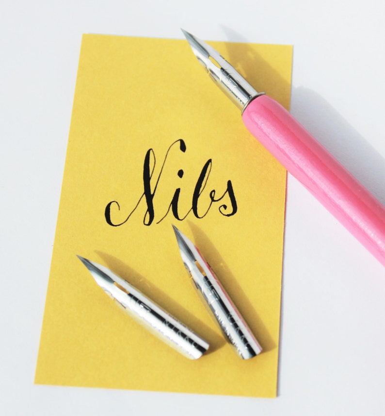 Nikko G Calligraphy Nib. Calligraphy Kit Set of 2. Modern Etsy