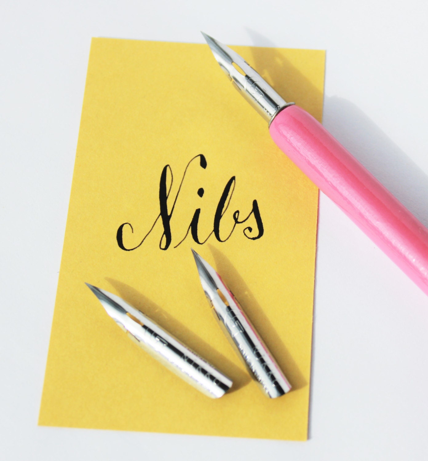 Nikko G Calligraphy Nib. Set of 2. Calligraphy Kit. Modern Calligraphy