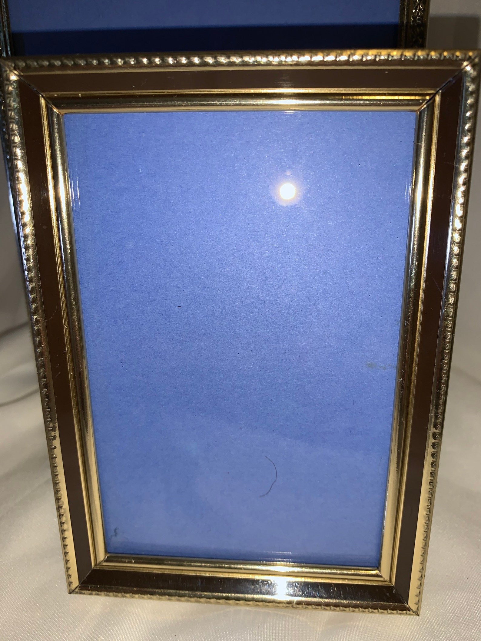 Set of vintage photo frames gold metal frame set tabletop Etsy
