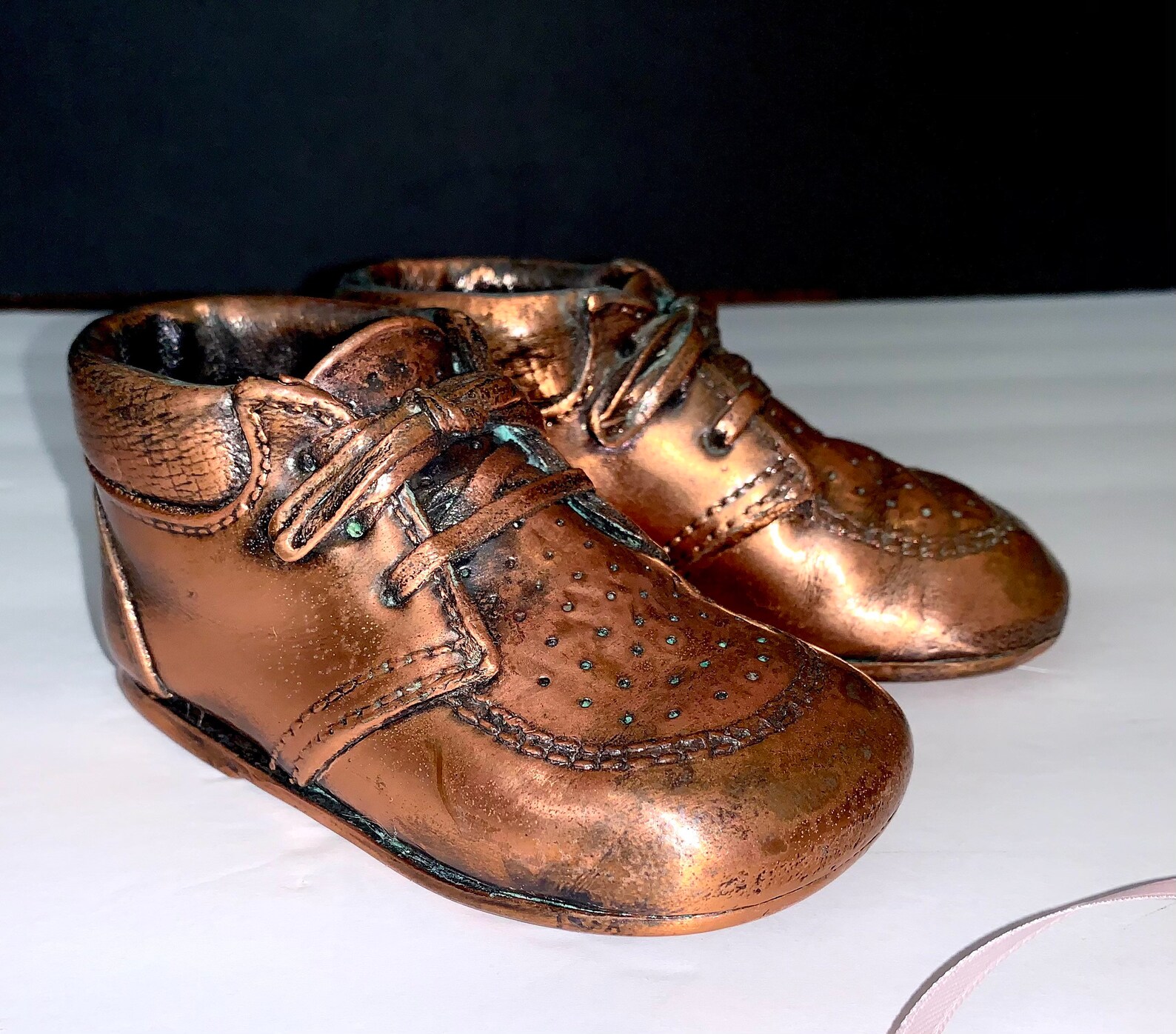 Vintage baby shoes Bronze baby shoes vintage bronze baby Etsy