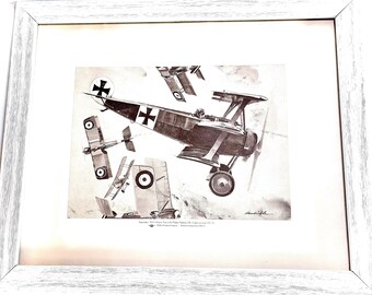Litografías de aviones de guerra de la Primera Guerra Mundial, Litografías de aviación de Robert T. Handville, Grabados de la serie histórica de Phillips Petroleum
