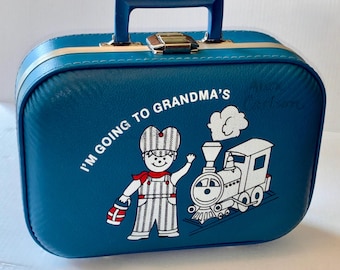 Maleta infantil, voy a la maleta de la abuela, maleta infantil vintage, maleta para niños