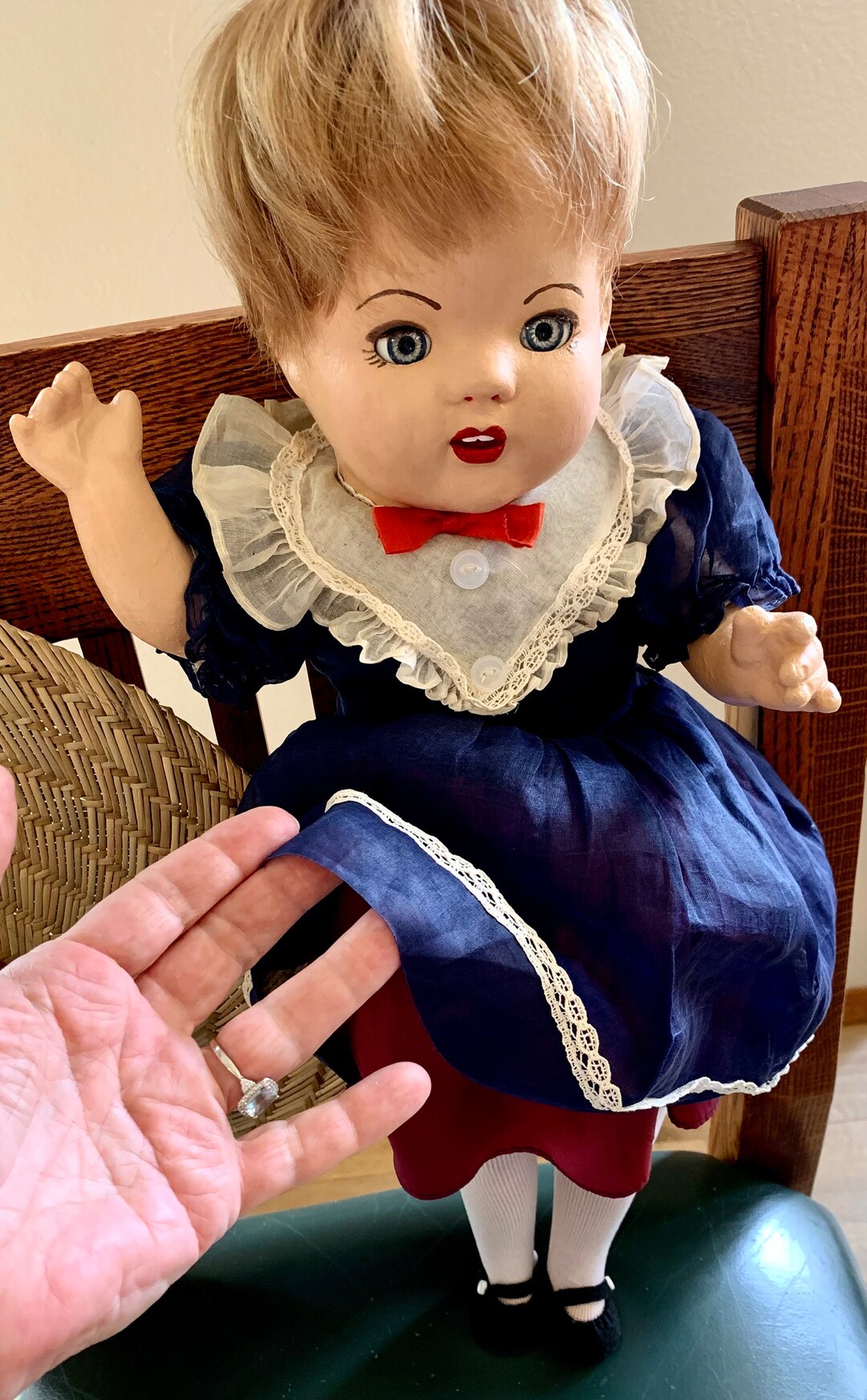 Antique Doll Vintage Composition Doll Antique Doll Childs Etsy