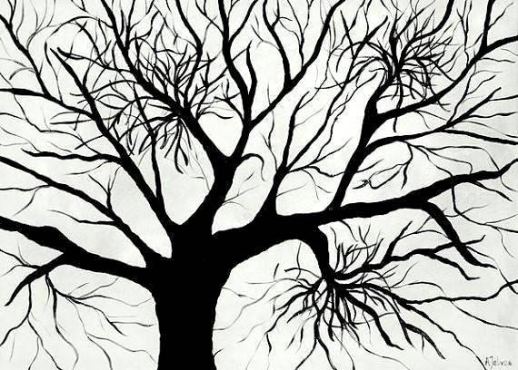 pic Tree Of Life Drawing Black And White tree of life print black and white art tree of life wall art etsy