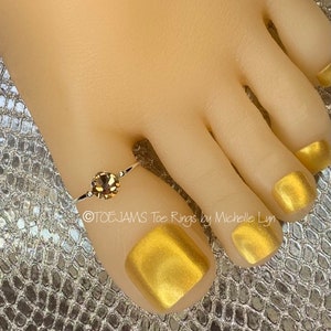 BTE Golden Sand Crystal Statement Big Toe Energy Toe Ring, Elastic Stretch Beaded Big Toe Ring, Bride, Men’s, Unisex, Bohemian Toe Ring