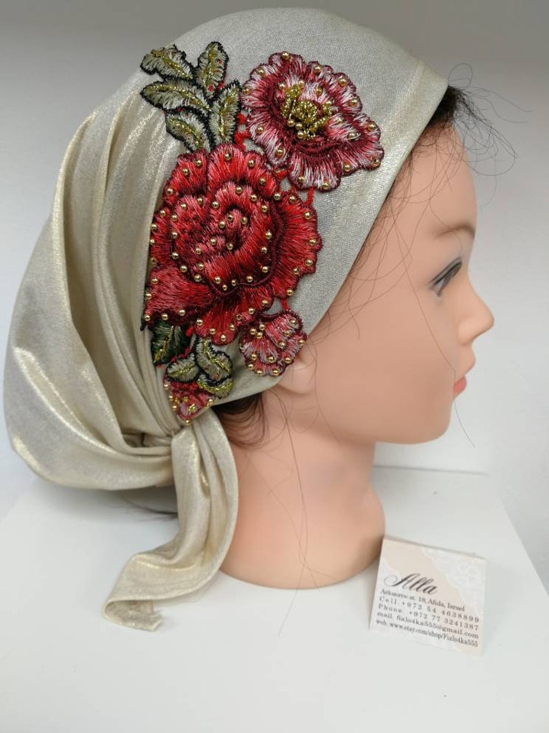Jewish headscarf women's headscarf covering for the head Etsy