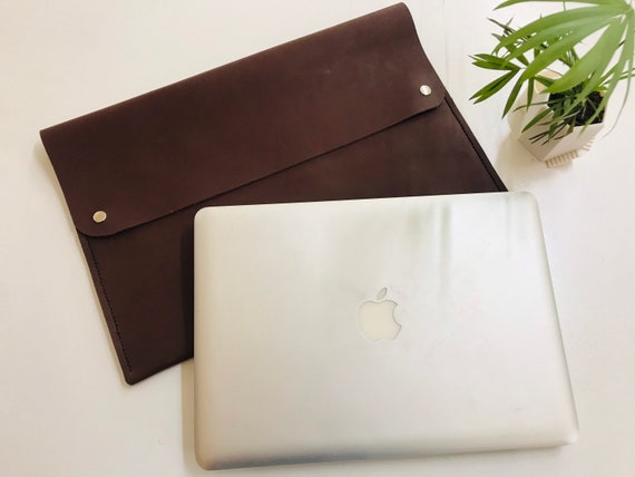 Free Personalized Genuine Leather MacBook Pro Sleeve MacBook Air Sleeve 13 14 16 inches Case 15
