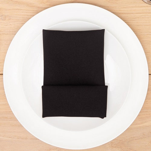120 Inch Round Black Tablecloth Polyester Wedding Tablecloth Etsy