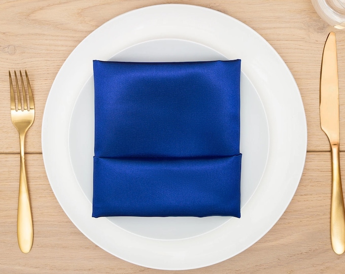 Gold Napkin Satin Etsy