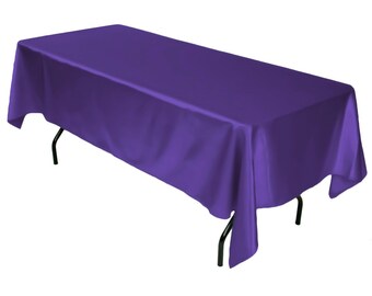 tablecloth purple