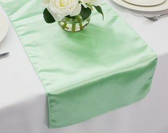 green table runner etsy
