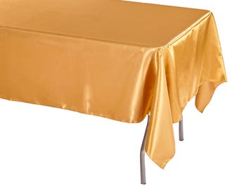 tablecloth purple gold items rectangle satin inch