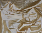 Champagne Taffeta Fabric Silk Taffeta Fabric Fabric By The Yard 58 quot 60 quot