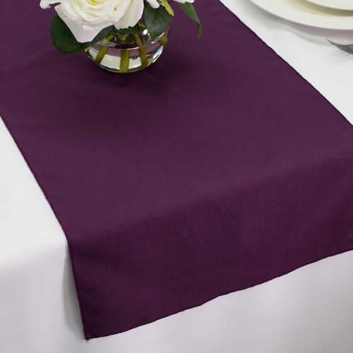 Plum Lace Wedding Table Runner Etsy