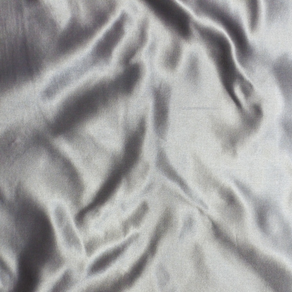 Silver Satin Fabric | Bridal Satin Fabric | Fabric By The Yard 58"/60" Width