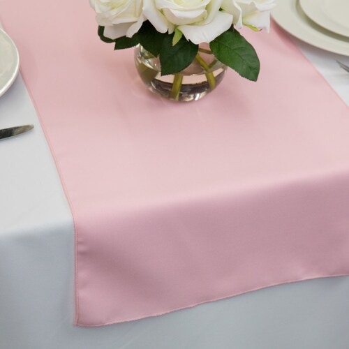 Pink and White Gingham Table Runner Wedding Table Runners Etsy