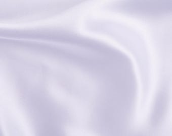 White Lamour Satin Fabric | Dull Satin By The Yard 58"/60"