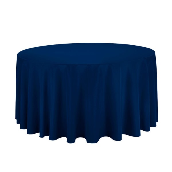 Navy Blue Tablecloth Etsy