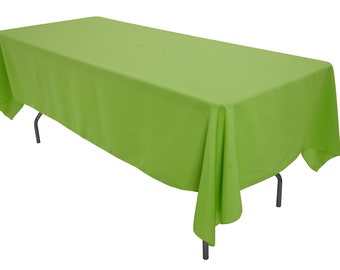 x 126 rechthoekige Lime tafelkleed - Etsy België