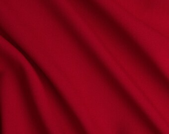 Red Polyester Fabric | Polypoplin By The Yard 58"/60" Width