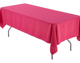 Unique Industries Hot Pink Plastic Table Cover 54 x 108 Rectangle Unique Industries Hot Pink Plastic Table Cover 54 x 108 Rectangle