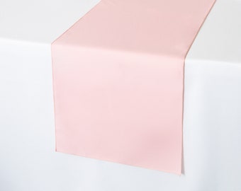 Blush Polyester Table Runner | Wedding Table Runners