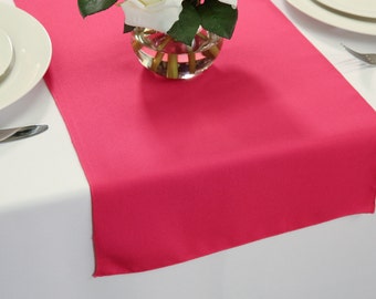 Fuchsia Polyester Table Runner | Wedding Table Runners