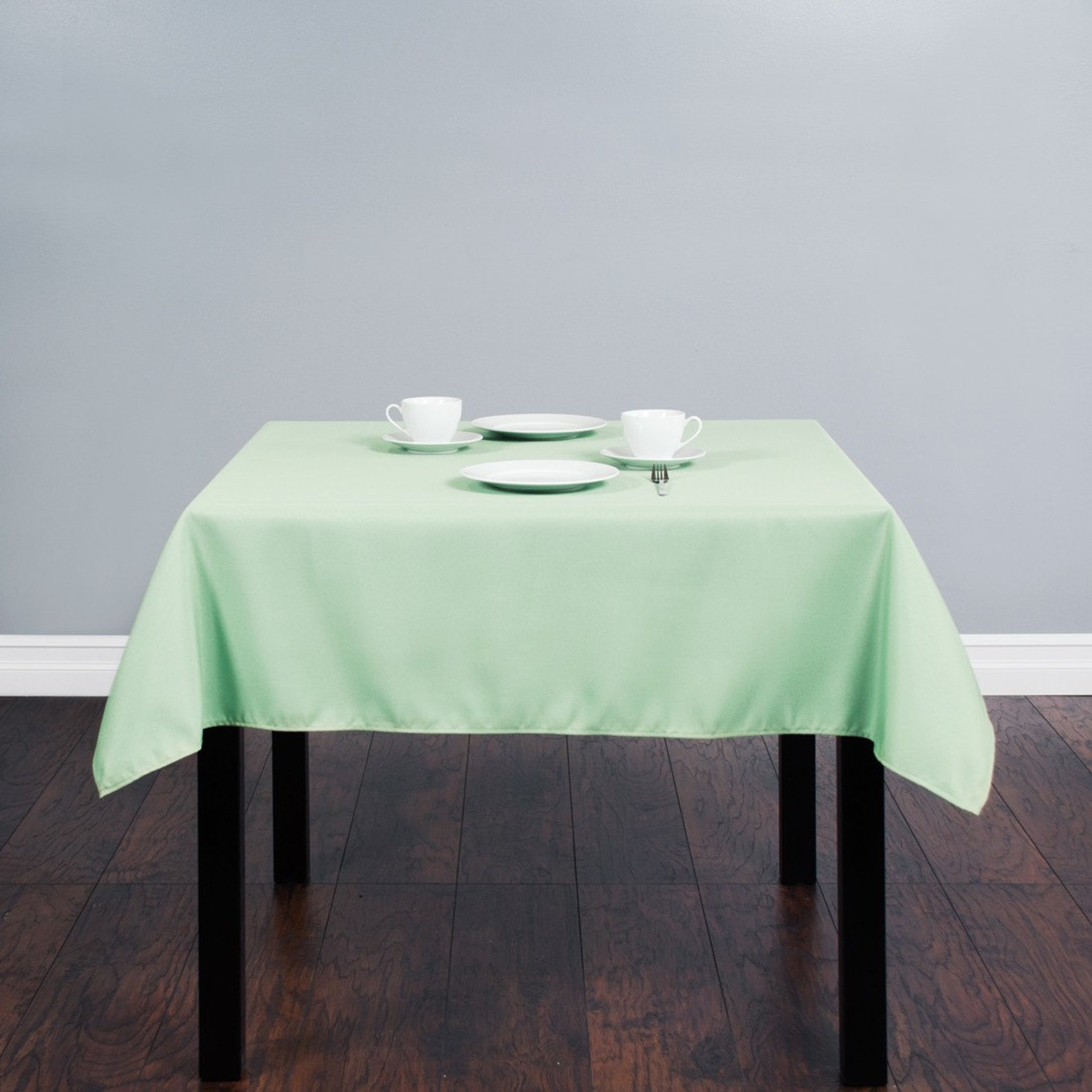 Mint Tablecloths and Overlays Polyester Wedding Tablecloth Etsy