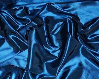 Petroleum Taffeta Fabric | Faux Silk Taffeta Fabric | Fabric By The Yard 58"/60"