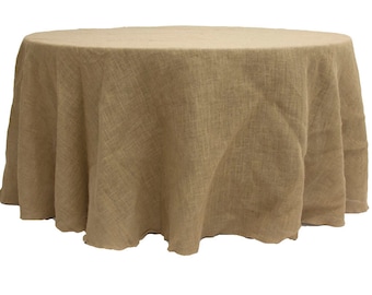 90 x 156 inch Rectangular Faux Burlap Tablecloth, Rustic Wedding Tablecloth, Spring Wedding, Barn Wedding