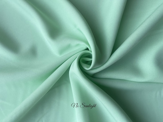Mint Green Fabric Mint Polyester Fabric Fabric by the Yard 58/60 Width 