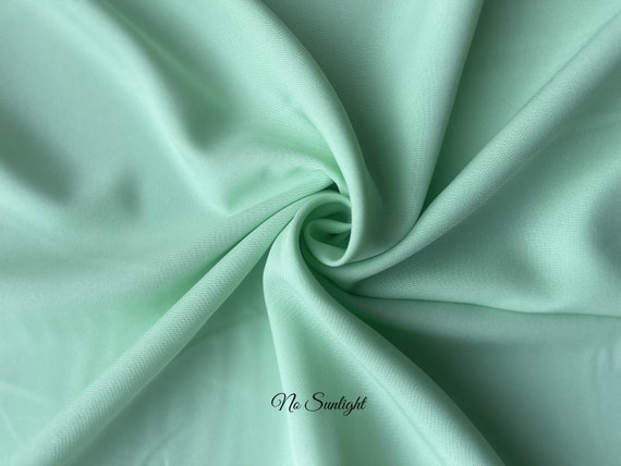 Mint Green Fabric Mint Polyester Fabric Fabric by the Yard 58/60