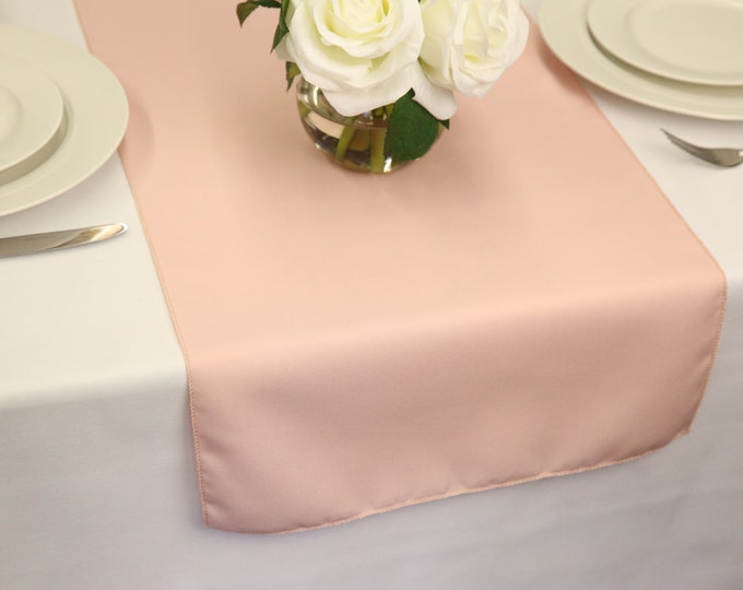 Pink and White Gingham Table Runner Wedding Table Runners Etsy